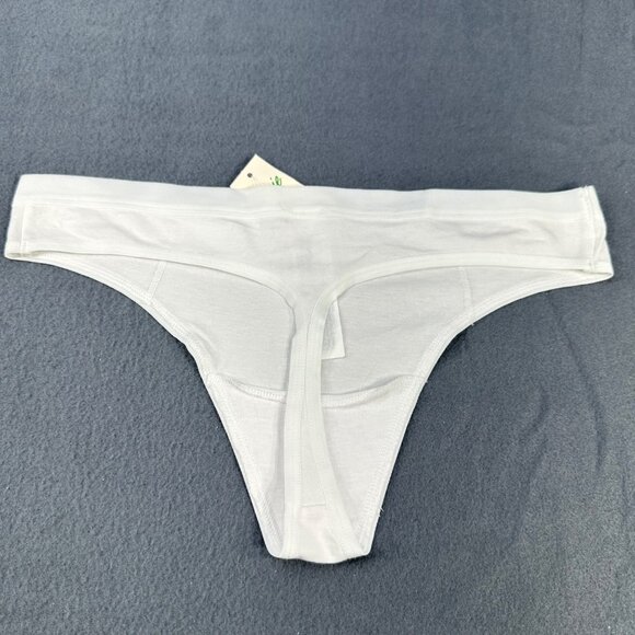 Aerie Women's Size Medium  Panty Thong Tanga White New With Tags - Picture 2 of 10